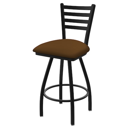 36 Swivel X-Tall Bar Stool,Black Wrinkle,Canter Thatch Seat